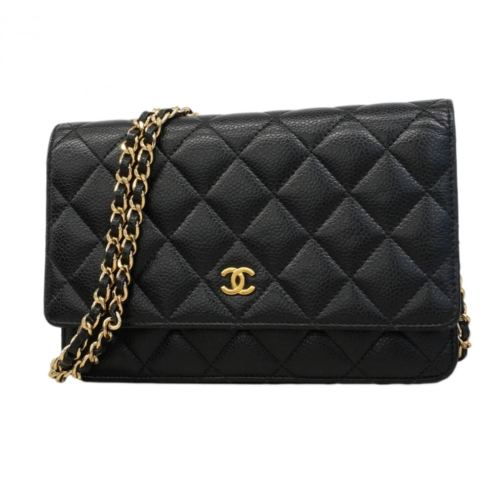 CHANEL Black Caviar Leather Wallet - Picture 1 of 11